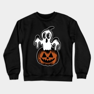 Vintage ghost cartoon Crewneck Sweatshirt